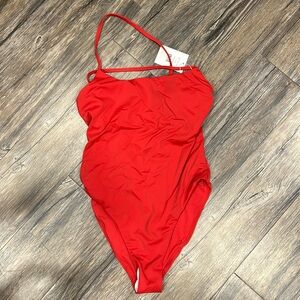 Cherry Red Medium “Andie” One Piece Swimsuit